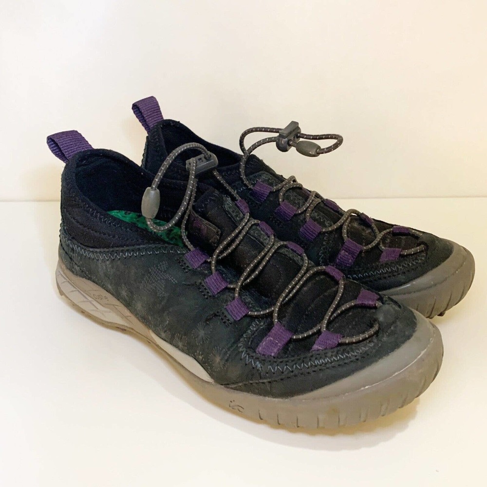 Cushe Vibram Women 8 Hiking Shoes Black Purple Women Trekking Athletic UW00894